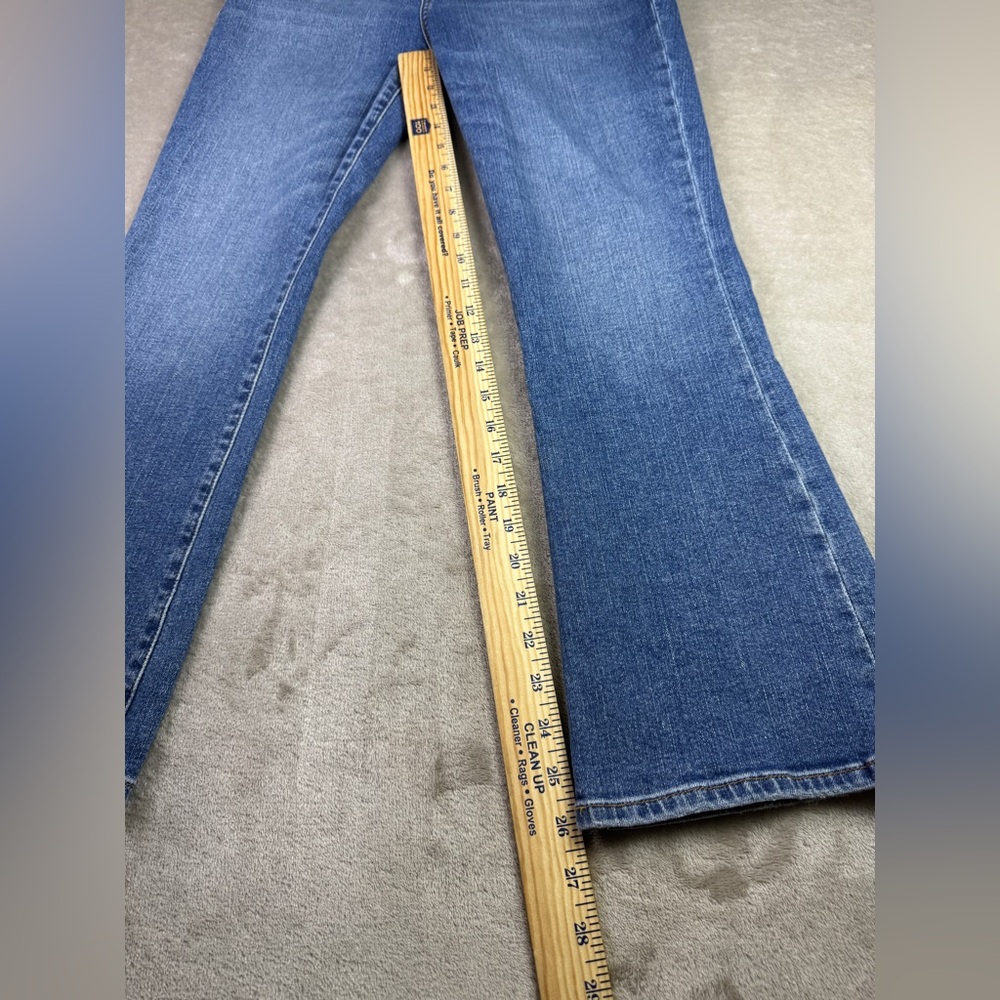 Frame Denim Size 28 Blue Bixby Le Crop Mini Bootcut High‎ Waisted Jeans Stretch - Picture 10 of 12